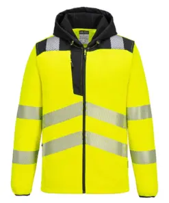 Portwest PW335 PW3 Hi-Vis Technical Fleece in Yellow/Black