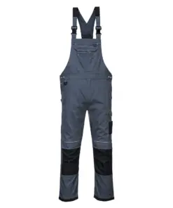 Portwest PW346 PW3 Work Bib and Brace in Zoom Grey/Black