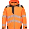 Portwest PW360 PW3 Hi-Vis Extreme Rain Jacket in Orange/Black
