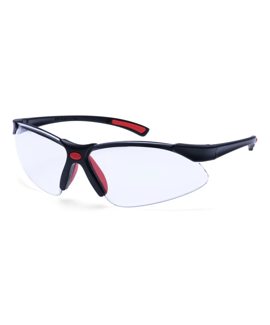 Portwest PW37 Bold Pro Spectacles in Red