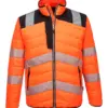Portwest PW371 PW3 Hi-Vis Baffle Jacket in Orange/Black