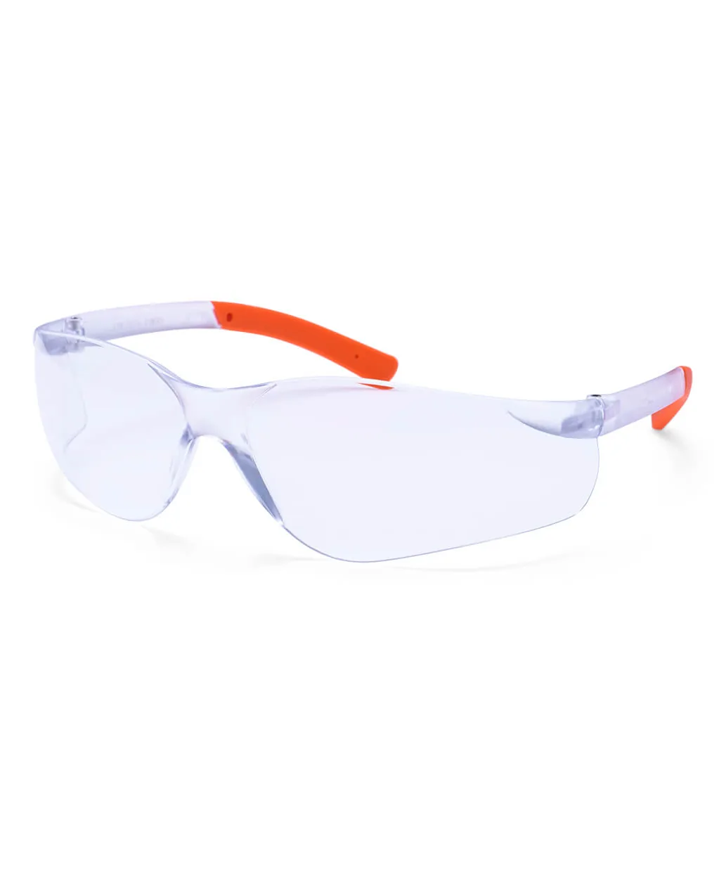 Portwest PW38 Pan View Safety Glasses in Clear/Orange