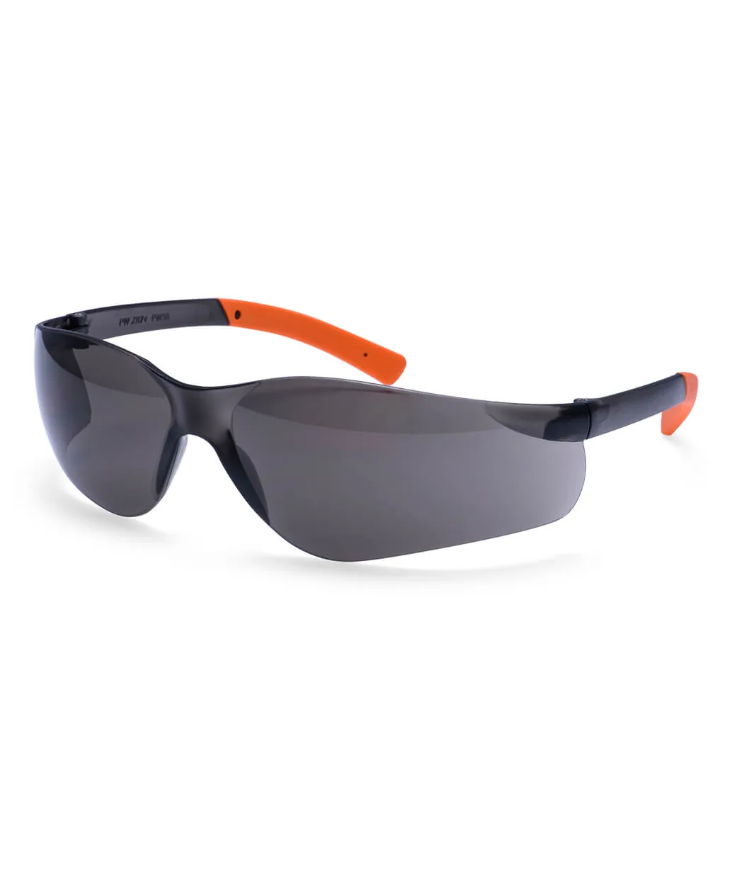 Portwest PW38 Pan View Safety Glasses in Smoke/Orange