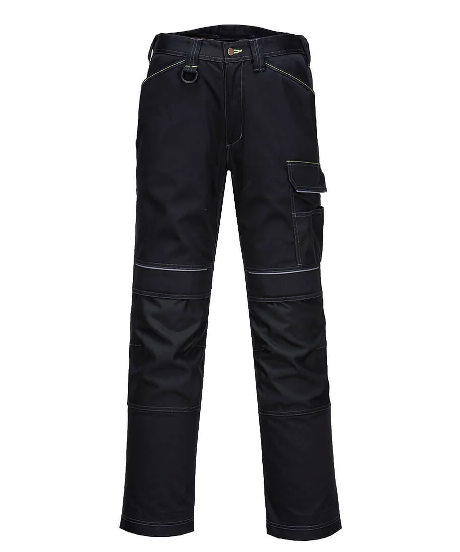 Portwest PW380 PW3 Women's Stretch Work Trousers in Black
