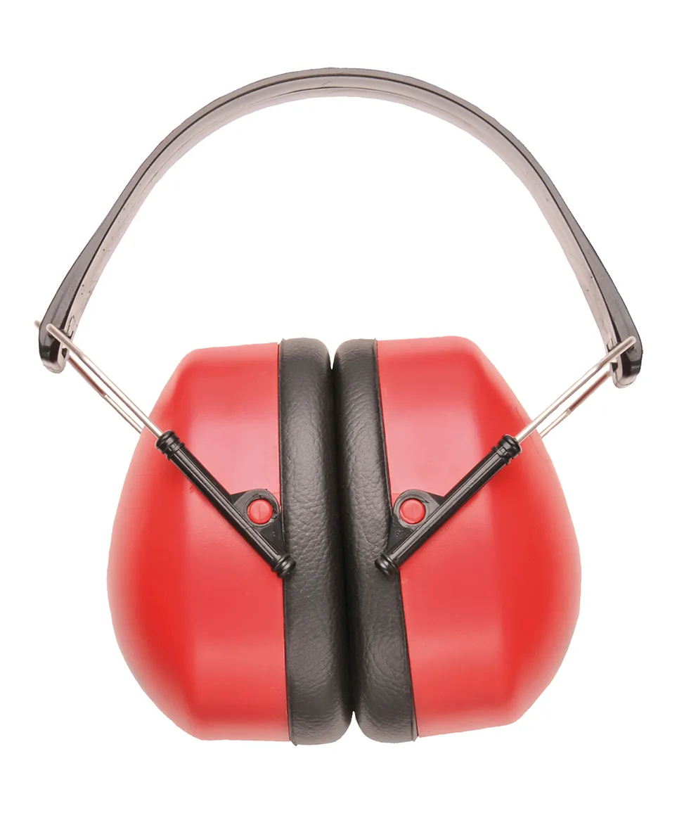 Portwest PW41 Super Ear Defenders in Red