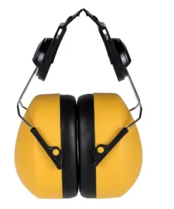 Portwest PW42 Clip-On Ear Defenders in Yellow