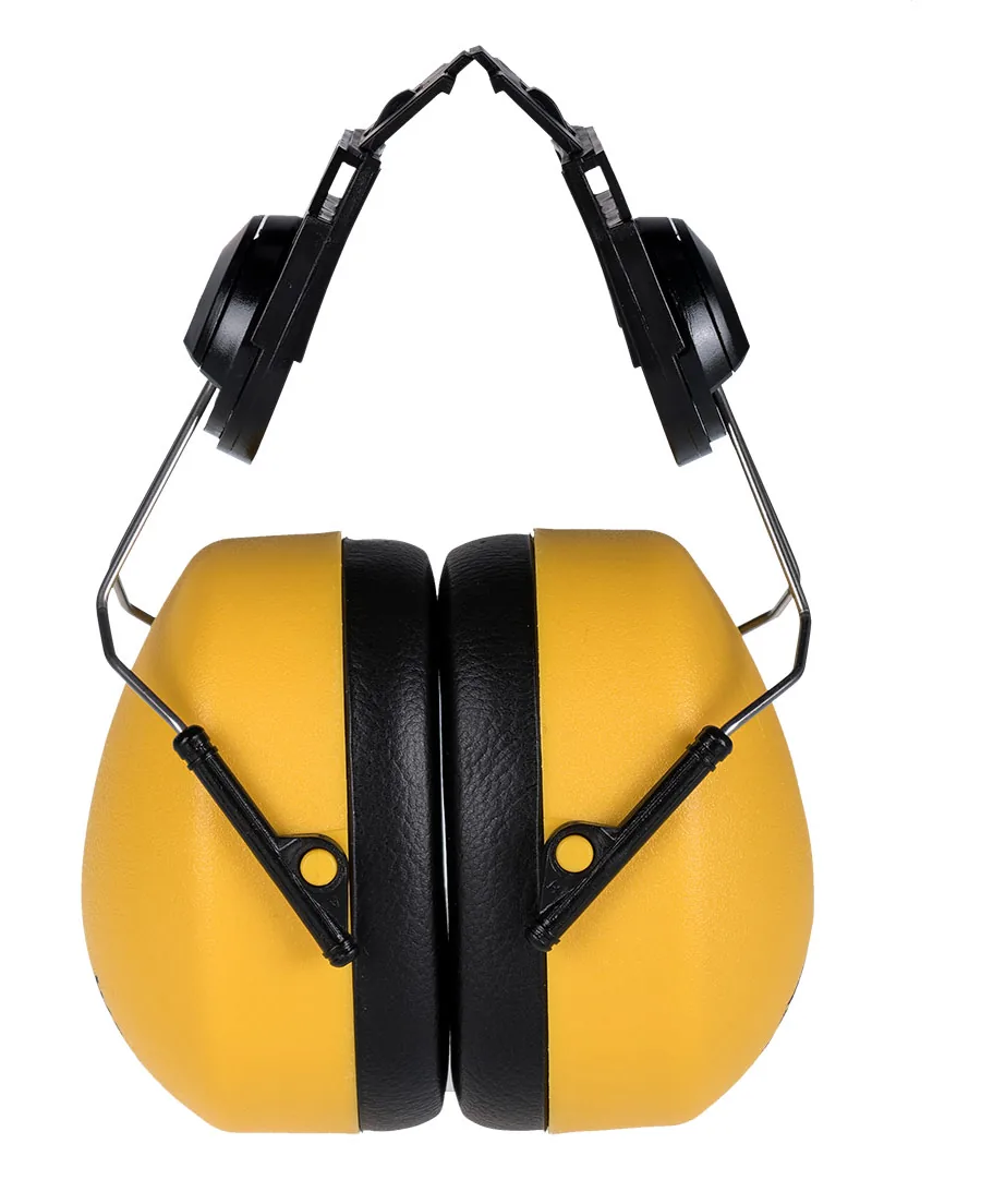 Portwest PW42 Clip-On Ear Defenders in Yellow