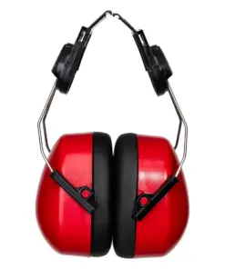 Portwest PW47 Endurance Clip-On Ear Defenders in Red