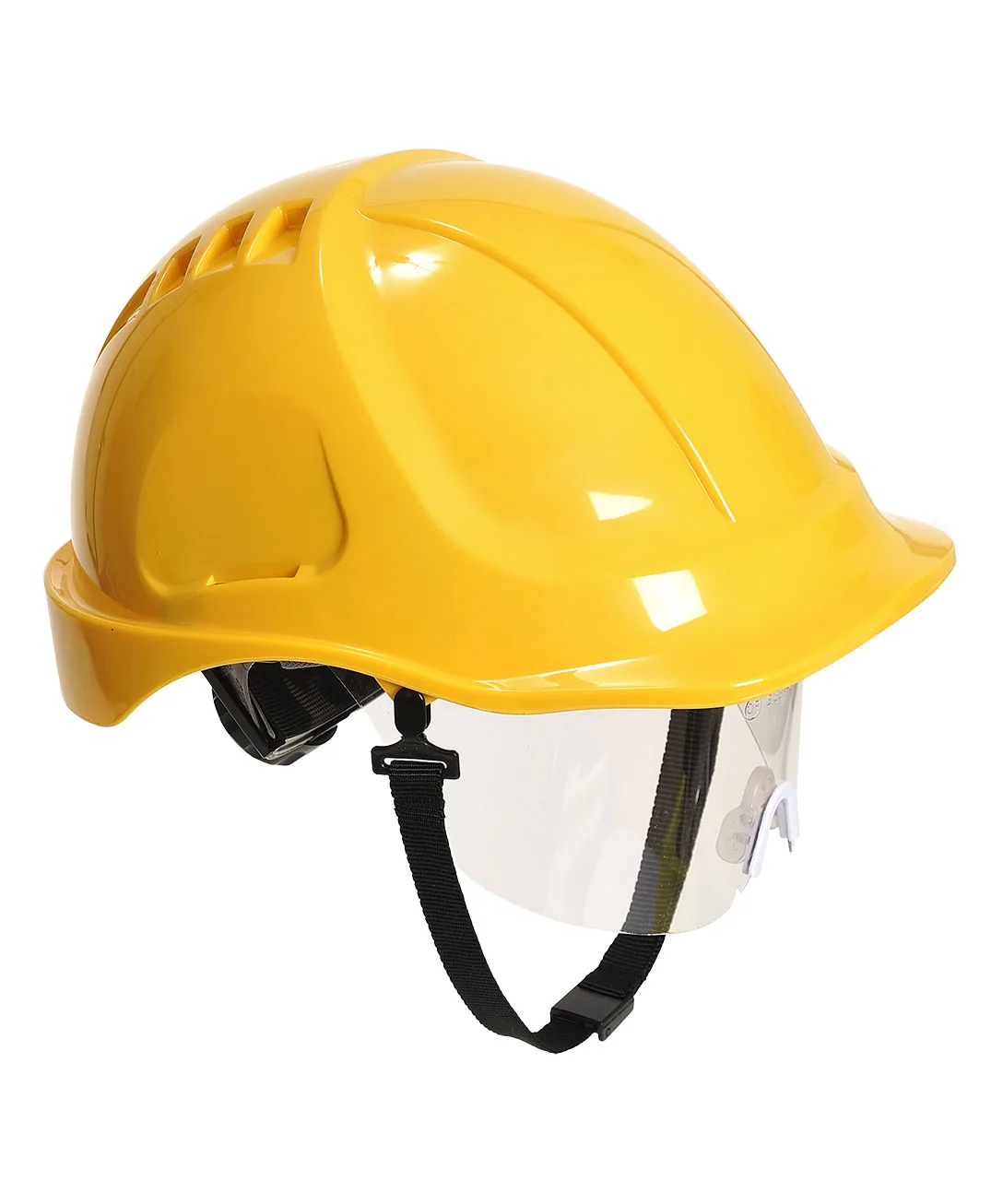 Portwest PW54 Endurance Plus Visor Helmet in Yellow