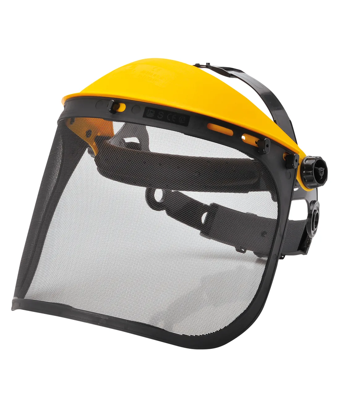 Portwest PW93 Browguard with Mesh Visor in Black