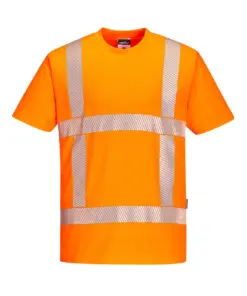 Portwest R413 RWS Hi-Vis T-Shirt Short Sleeve in Orange
