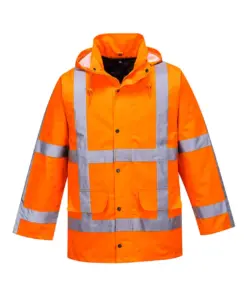 Portwest R460 RWS Hi-Vis 2-in-1 Winter Traffic Jacket in Orange
