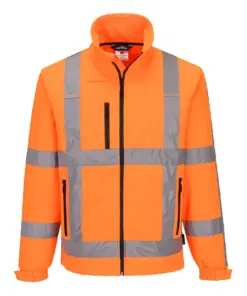 Portwest R462 RWS Hi-Vis Softshell Jacket (3L) in Orange