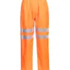 Portwest RT31 Hi-Vis Rain Traffic Trousers in Orange