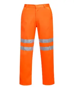 Portwest RT45 Hi-Vis Polycotton Service Trousers in Orange