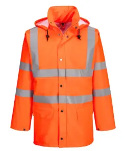 Portwest RT50 Sealtex Ultra Hi-Vis Rain Jacket in Orange