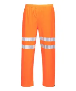 Portwest RT51 Sealtex Ultra Hi-Vis Rain Trousers in Orange
