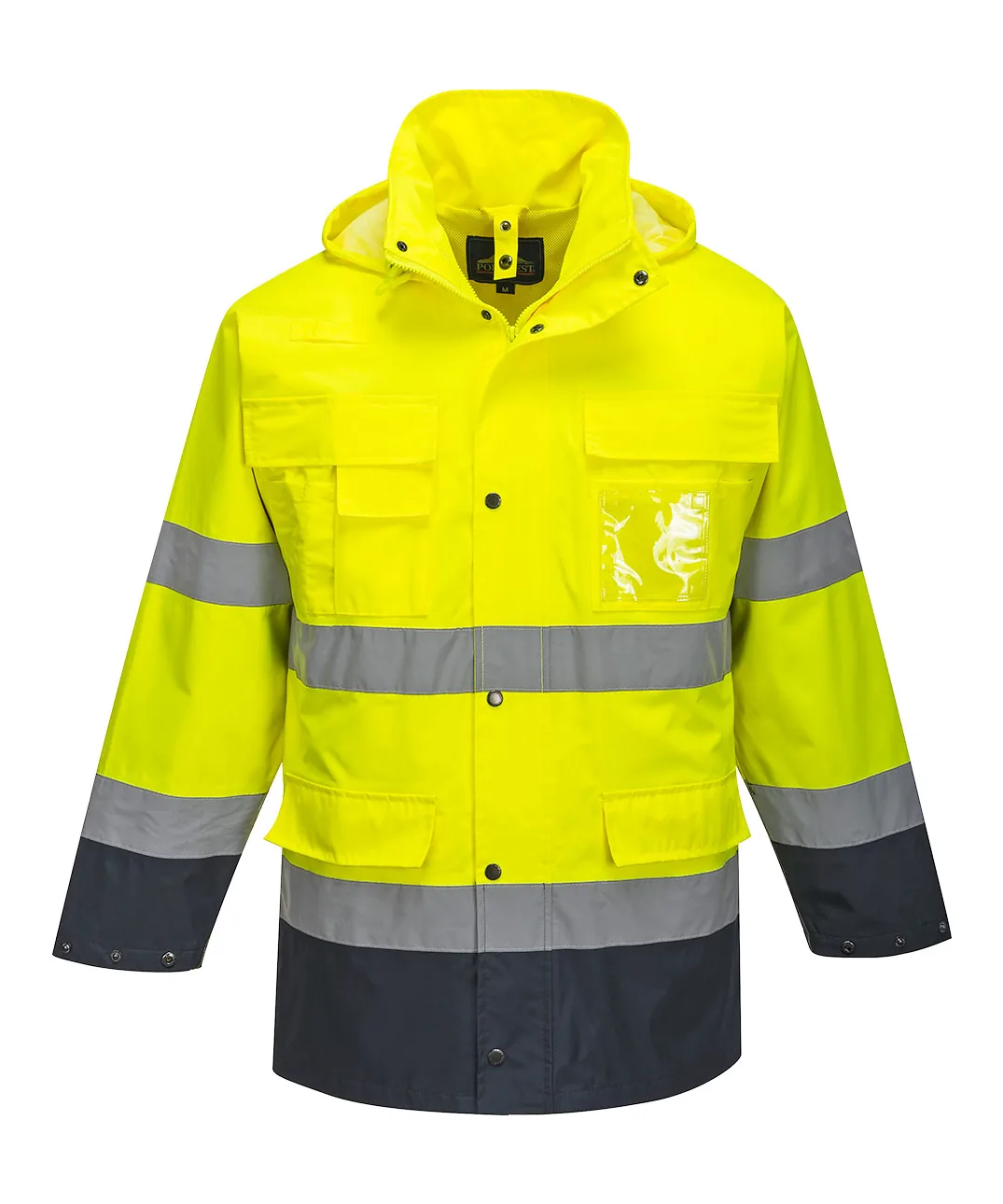 Portwest S162 Hi-Vis 3-in-1 Contrast Lite Jacket in Yellow/Navy