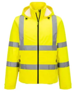 Portwest S164 Hi-Vis Lightweight Packable Jacket in Yellow