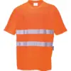 Portwest S172 Hi-Vis Cotton Comfort T-Shirt Short Sleeve in Orange