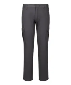 Portwest S231 Stretch Slim Fit Combat Trousers in Metal Grey