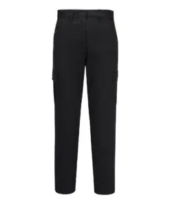 Portwest S233 Women's Stretch Cargo Trousers in Black