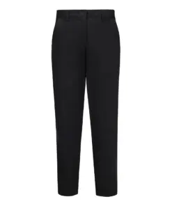 Portwest S235 Women's Stretch Slim Chino Trousers in Black
