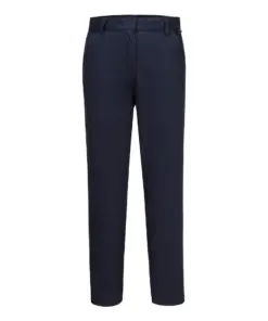 Portwest S235 Women's Stretch Slim Chino Trousers in Navy