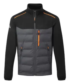 Portwest S381 Hybrid Baffle Jacket in Black