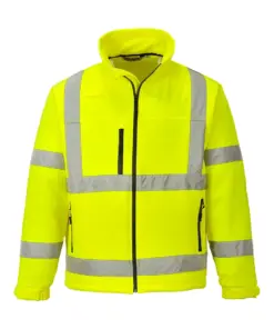 Portwest S424 Hi-Vis Classic Softshell (3L) in Yellow