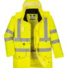 Portwest S427 Hi-Vis Breathable 7-in-1 Traffic Jacket in Yellow