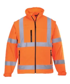 Portwest S428 Hi-Vis 2-in-1 Softshell (3L) in Orange