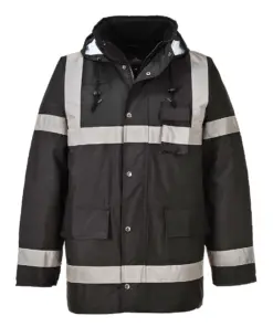 Portwest S433 Iona Lite Traffic Jacket in Black
