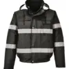 Portwest S434 Iona Winter Bomber Jacket in Black