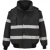 Portwest S435 Iona 4-in-1 Bomber Jacket in Black