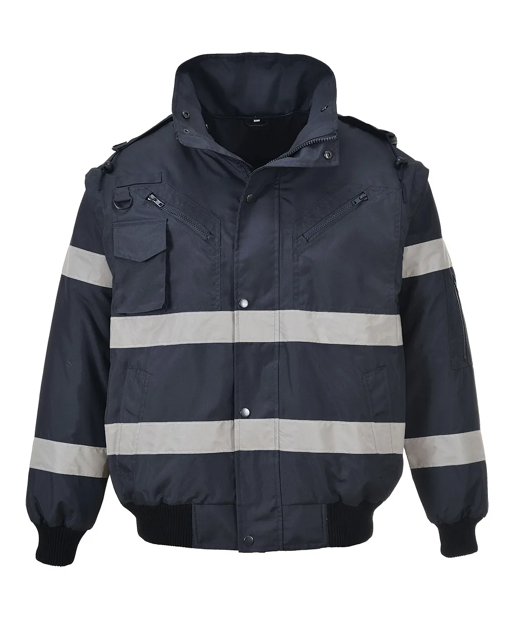 Portwest S435 Iona 4-in-1 Bomber Jacket in Navy