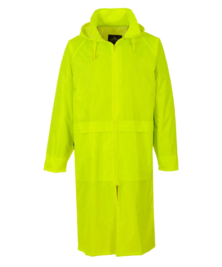 Portwest S438 Classic Rain Coat in Yellow