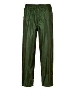 Portwest S441 Classic Rain Trousers in Olive Green