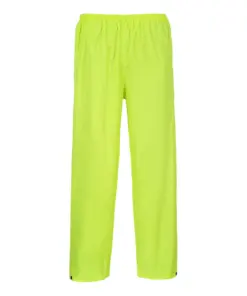 Portwest S441 Classic Rain Trousers in Yellow