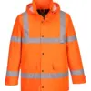 Portwest S460 Hi-Vis Winter Traffic Jacket in Orange