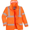 Portwest S468 Hi-Vis 4-in-1 Traffic Jacket in Orange