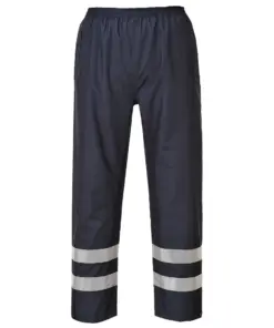 Portwest S481 Iona Lite Rain Trousers in Navy