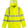 Portwest S491 Sealtex Ultra Hi-Vis Rain Jacket in Yellow