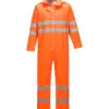 Portwest S495 Sealtex Ultra Hi-Vis Rain Coverall in Orange