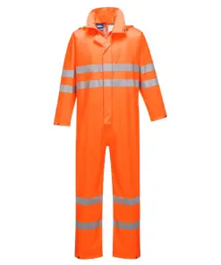 Portwest S495 Sealtex Ultra Hi-Vis Rain Coverall in Orange