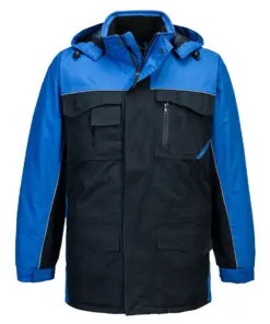 Portwest S562 Ripstop Winter Jacket in Navy/Royal