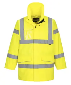 Portwest S590 Hi-Vis Extreme Rain Jacket in Yellow