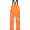 Portwest S594 Hi-Vis Extreme Rain Bib and Brace in Orange