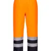 Portwest S598 Hi-Vis Winter Trousers in Orange/Navy