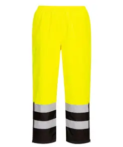 Portwest S598 Hi-Vis Winter Trousers in Yellow/Black